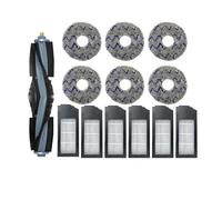 For Deebot X1 Omni Turbo Vacuum Cleaner Accessories Main Brush HEPA Filter Mop Cleaning Cloth Dust Bag Parts (Color : Set2)