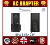 GENUINE DELL 450-BBSY 165W USB TYPE-C LAPTOP CHARGER 28V 5.893A