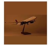 For Delta Aviation A330 47CM Diecast Resin Aircraft Display Static Plane Collection For Collection Gifts(With light)