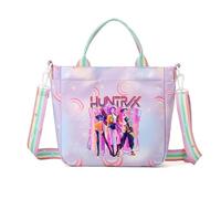 For Demon Hunters crossbody bag, For Korean idol,also a shoulder bag, features a cartoon pattern design. (Purple)