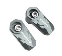 For DesertX Multistrada 950 1100 1200 1260 1200S 1260S V4S V2 Motorcycle CNC Front Rear Wheel ABS Sensor Protection Cover(2 Titanium DesertX)