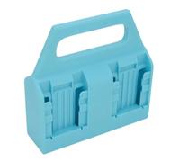 for DEWALT 14V 18V Battery Holder, ABS Plastic Storage Organizer for Power Tool Batteries, Turquoise