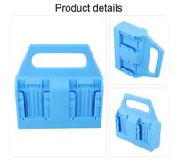 for DEWALT 14V 18V Battery Holder, ABS Plastic Storage Organizer for Power Tool Batteries, Turquoise