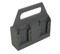 for DEWALT 14V 18V Battery Holder, ABS Plastic Storage Organizer for Power Tool Batteries, Turquoise