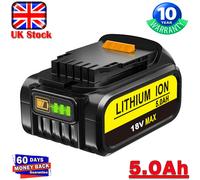 For DEWALT DCB184 18V 5.0Ah Li-ion Battery 18Volt Max XR DCB182 DCB183 DCB180 UK