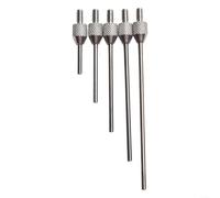 for dial Indicator Carbide Tips 1.5mm Flat Point M2.5 Thread Depth Gauge Interchangeable Measuring Probe Set 5pcs
