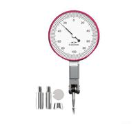 for dial Test Indicator 0.002mm Resolution Automatic Reversal Point for Drill Press Band Saw Machinist Tool Silver Finish(Large 0-0.2mm )