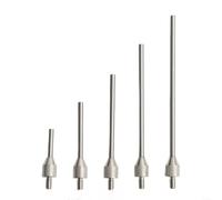 for dial Test Indicator Points Set M2.5 Stem Rod Depth Gauge Measuring Tool for Machinist DTI Gauge Clock Gauge Accessories Silver(P11P12P13P14P15)