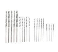 For Diamond Drill Bit Set 20 Pieces 4 Sizes 1mm 15mm 2mm 25mm Twist Tip Jewelry Beach Sea Glass