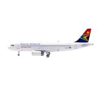 For Diecast Aircraft 1:200 Scale Toy Aircraft Kit South African Airways A320 Alloy Aircraft Model Hobby Collection