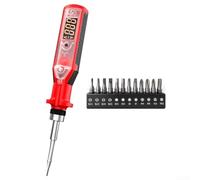 for Digital Voltage Tester Pen with LED Display, Non- AC Detector and Audible Alarm, Electrician Screwdriver Tool for Circuit Testing(13pcs)