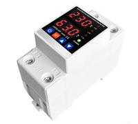 for din Rail Dual Display Voltage Protector Auto Reset for(40A)
