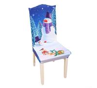 For Dining Room Xmas Chair Covers Made of Soft Stretch Fabric, Perfectly Fits Most Chairs While Adding a Festive Touch (D)