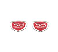 For Dio AF24 AF38 AF52 Julio AF52E Parts Motorcycle Fairing 50th Anniversary 3D Emblem Label Logo Decal Sticker(MULTI-COLORED)