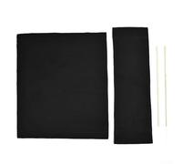 For Directors Chair Cover Canvas Designed for Outdoor Use with Compatibility for Folding Director Chairs (Black)