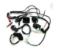 For Dirt Bike 125cc-250cc ATV UTV Quad Go Kart Complete Electrics Wiring Harness Plug CDI Ignition Coil Kit Universal Ignition Barrel Key Switch