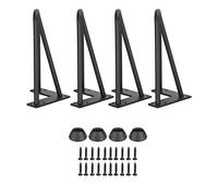 for DIY, for Home, 4PCS Wrought Iron Table Legs, Simple Hairpin Coffee Legs with Foot Pad (20cm)