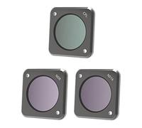For DJI Action 2 Filter Camera CPL UV ND SART NDPL NIGHT Filters Aluminium Optical Glass Lens for DJI OSMO Action 2 Accessories Drone accessories (Color : 3IN1)