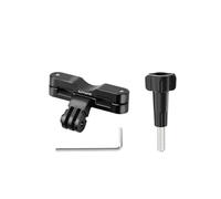 For DJI Action5 Pro Bicycle Seat Mount For Insta360 X4 Mountain Bike Clip-on Bracket Bicycle Seat Post Bracket Quick Release Adapter Extension Base (Black)