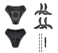 for DJI Avata 2 Paddle Organizer Propeller Protective Case Drone Propeller Carrying Case Accessories (Organizer+Black Propeller)