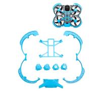 for DJI Avata 360 Drone Protective Cover Bumper Ring, Landing Gear, Flight Tail Rear Wing,Snap-On Design (full blue set)