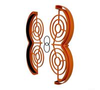 for dji Avata 360 Propeller Shield ABS Material for durable(Orange) | Robust ABS material, withstands outdoor rigors, protects props effectively, orange and black colors