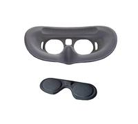 For DJI AVATA Goggles 2 Foam Pad Sponge Eye Pad Mask Comfortable Sponge Foam Padding Lens Protection Cover Face Cover (grey+ protective cover)