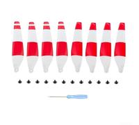 for dji for mini 3 Pro Propellers 8pcs for Quick Release Design(red) | ABS material, low noise design, stable flight for momentum, 7.5cm size, blue red yellow colors