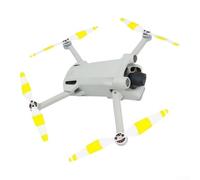 for dji for mini 3 Pro Propellers 8pcs for Quick Release Design(yellow) | ABS material, low noise design, stable flight for momentum, 7.5cm size, blue red yellow colors