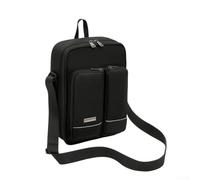 for DJI for mini 5 for Pro Shoulder Bag Waterproof PU Leather Case for RC 2 Controller Batteries ND Filters Black 24.4x10.9x21.1cm