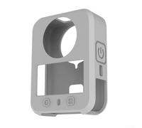 for DJI for osmo 360 Silicone Case - Anti-Scratch Soft Protective Skin Drop for Proof Cover - for Slim Fit 8.54x6.47cm Black or Grey(Gray)