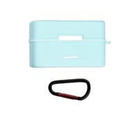 For DJI MIC MINI Microphone Charging Case Silicone Protective Cover Vlog Microphone Case Dust Cover (Blue)