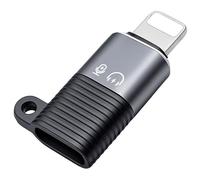 for DJI Mic Mini Type-C Female to Lightning Male Adapter for iPhone 11 12 13 14 Smartphone PC Mac Audio Connector Accessories Wireless Microphone Receiver for DJI Mic 3 RX Mini RX (1 Pack)