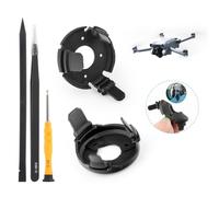 for DJI Mini 3 Gimbal Shock Absorption Rubber Replacement for DJI Mini 3 Pro Damper Rubber Gimbal Camera Shock Absorber Drones Accessories Parts with Repair Tools(Left and Right Rubber)