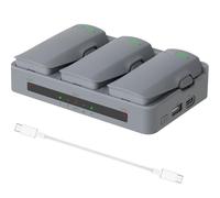 For DJI NEO 2, Triple-Port Charger PD 65W Battery Fast Charging Dock, Drone NEO 2 Portable Batteries Intelligent Storage Management Maintenance HUB