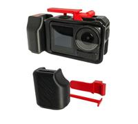 For DJI OSMO ACTION 5Pro, Portable Grip Kit Street Vlog Expansion Holder Combo, Sport Camera ACTION 5Pro/4/3 3D Printing Handle with Cold Shoe.