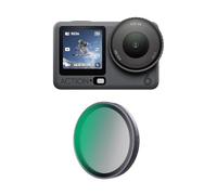For DJI Osmo ACTION 6, Optical Filter CPL Polarizing Dimmer ND8/16/32/64 Set Black Mist 1/4 Filter, Osmo ACTION 6 Lens Light Reduction Protective Film. (ND32)