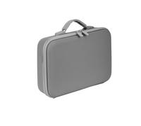 for DJI Osmo Action 6, Portable Large Capacity Accessories Storage Handbag PU Waterproof Protective Case, Osmo Action 6 Travel Shoulder Bag (Grey Handbag)