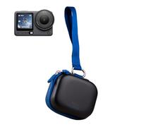 for DJI Osmo Action 6, PU Mini Portable Storage Bag Waterproof Shockproof Hard Protective Case, Osmo Action 6 Travel Handbag (Black)