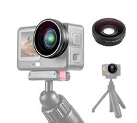 For DJI Osmo Action 6, Wide Angle Lens 185°FOV Range Boost Filter HD Optical Multi-Coated Lens Protector, Osmo Action 6 Widening Film