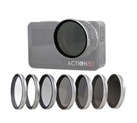 For DJI OSMO ACTION5 PRO, Filters UV Set ND8-64 Dimmer Drone ACTION5 PRO Lens CPL Polarizing Filters Lens Protective Film Accessories (ND64)