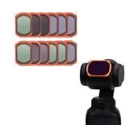 For DJI Osmo Pocket 4,Optical Filter Kit ND8/16/32/64 Polarizing Dimmer CPL Nano Coating,Pocket 4 BlackMist1/4 UV Filter (UV-STAR-CPL-ND8+16+32+64-NIGHT-Mist-NDPL8+16+32)