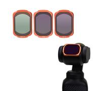 For DJI Osmo Pocket 4,Optical Filter Kit ND8/16/32/64 Polarizing Dimmer CPL Nano Coating,Pocket 4 BlackMist1/4 UV Filter (BlackMist 1/4 +ND8+ND16)