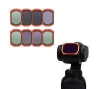 For DJI Osmo Pocket 4,Optical Filter Kit ND8/16/32/64 Polarizing Dimmer CPL Nano Coating,Pocket 4 BlackMist1/4 UV Filter (UV+CPL+ND8+16+32+64-NIGHT-BlackMist1/4)