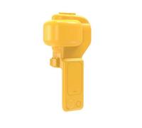 For DJI Osmo Pocket 4P Protective Cover, All-in-One Flip-Open Case with Lens & Screen Guard, High-Strength Shockproof Shell, 5 Thickened Flocked Pads, Lightweight 50g with Wrist Strap (Yellow)