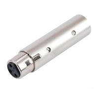 For DMX Lighting Adapter Allowing Standard XLR Cabling to Interface with 5 Pin For DMX Inputs on Fixtures Controllers and Distribution Boxes (3 pin Female to 5 pin Male)