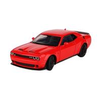 For Dodge Challenger SRT 1/32 Die-cast Muscle Car Model Die-cast Simulation Collection Sound And Light Decoration(Red)
