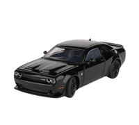For Dodge Challenger SRT 1/32 Die-cast Muscle Car Model Die-cast Simulation Collection Sound And Light Decoration(Black)