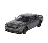 For Dodge Challenger SRT 1/32 Die-cast Muscle Car Model Die-cast Simulation Collection Sound And Light Decoration(Grey)