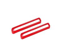 For Dodge For Challenger 2015 2016 2017 2018 2019 2020 2021 2022 Front Grill Grille Inserts Cover Trim Black Red Blue Yellow 2pcs(Red)